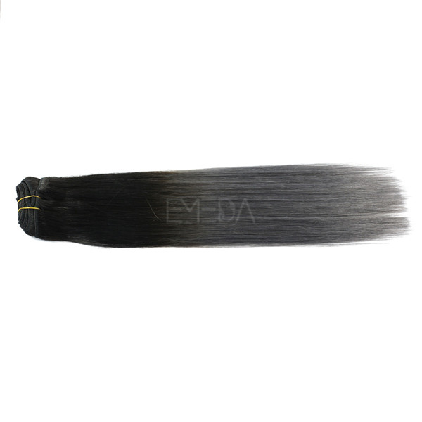 Real human hair clip in extensions LJ002